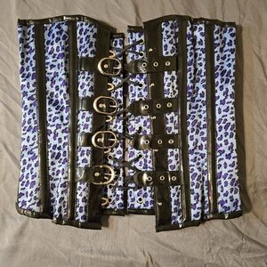 Medium Corset with laces, buckles and boning